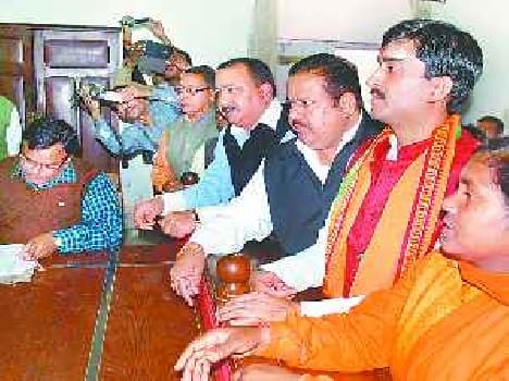 BJP candidate also filled nomination form